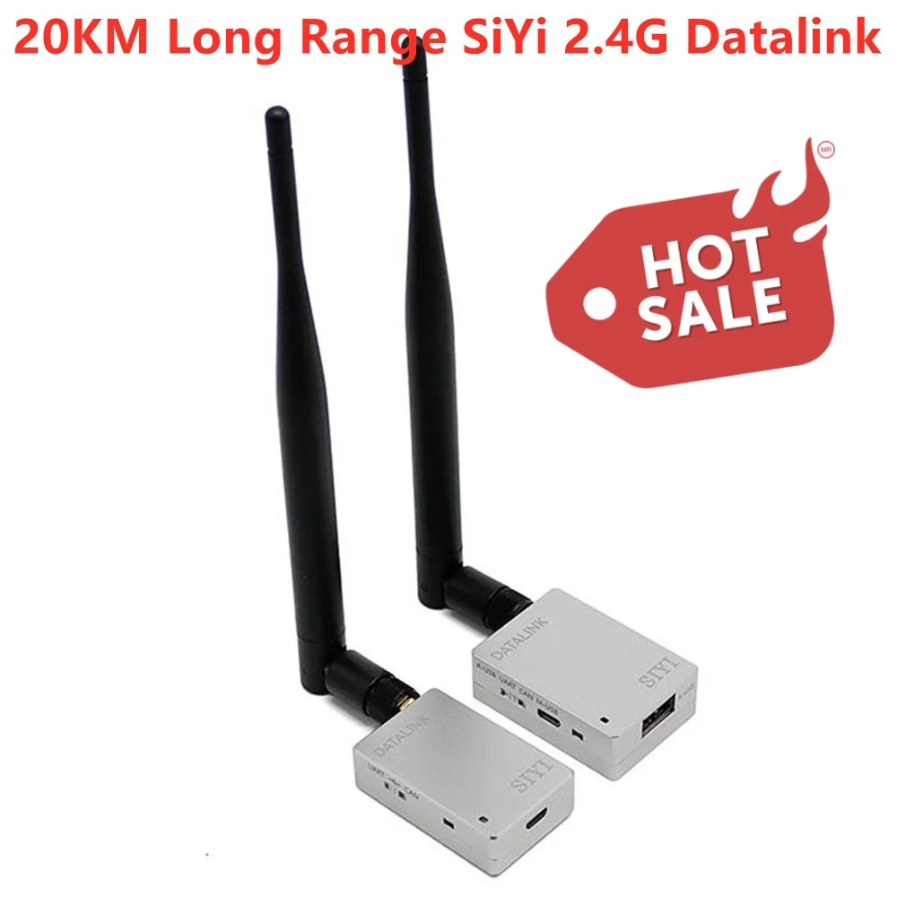 Дальность действия 20 км SiYi 2 4G Datalink радиовещание Телеметрия передатчик данных для