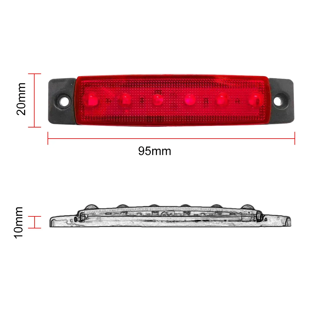 4pcs LED Strip Waterproof Boat Navigation Lights Car Truck Side Lamps on Car Bulbs Accessories Long Tape Side Lights Turn Signal
4pcs LED Strip Waterproof Boat Navigation Lights Car Truck Side Lamps on Car Bulbs Accessories Long Tape Side Lights Turn Signal