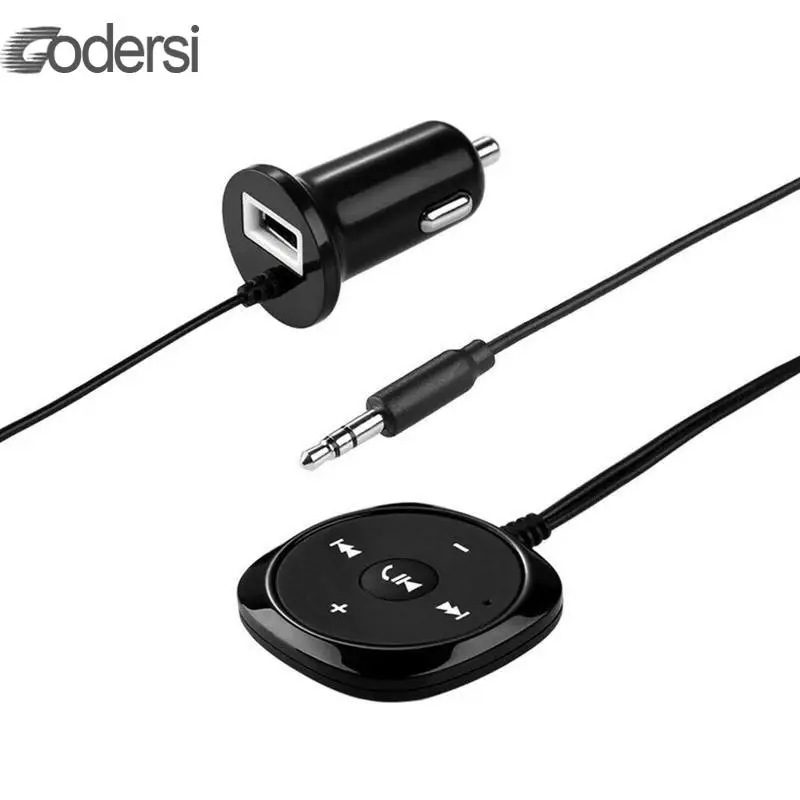 Bluetooth Receiver Aux 3.5mm Audio Receiver Adapter Bluetooth Handsfree Car Kit Wireless A2DP Music Player 2.1A USB Car Charger
Bluetooth Receiver Aux 3.5mm Audio Receiver Adapter Bluetooth Handsfree Car Kit Wireless A2DP Music Player 2.1A USB Car Charger