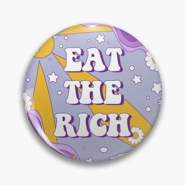 Eat The Rich Customizable Soft Button Pin Lover Funny Collar Metal Fashion Decor Hat Gift Clothes Lapel Pin Cute Jewelry
Eat The Rich Customizable Soft Button Pin Lover Funny Collar Metal Fashion Decor Hat Gift Clothes Lapel Pin Cute Jewelry