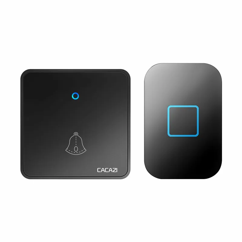 CACAZI Wireless Doorbell Waterproof 300M Remote CR2032 Battery Transmitter Receiver US EU UK Plug Smart Home Ring Bell 220V
CACAZI Wireless Doorbell Waterproof 300M Remote CR2032 Battery Transmitter Receiver US EU UK Plug Smart Home Ring Bell 220V