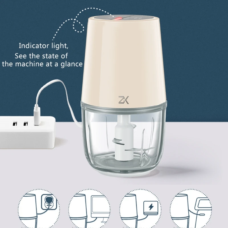 Electric Meat Grinder Portable 2 Speeds Wireless Blender Mulifunctional Chopper Food Processor Slicer U1JE
Electric Meat Grinder Portable 2 Speeds Wireless Blender Mulifunctional Chopper Food Processor Slicer U1JE