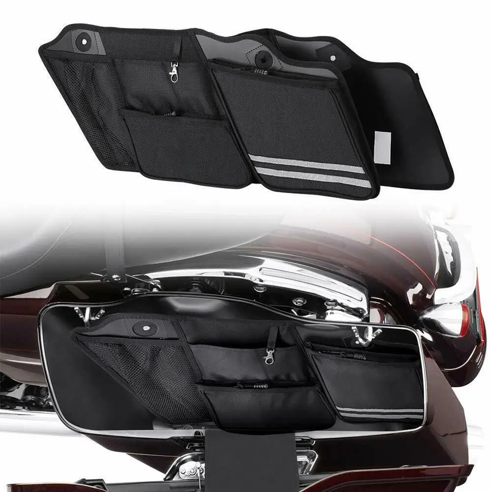 Motorcycle Saddle Bag Tool Bag For Touring Street Glide Road King 93-13 14-2020
Motorcycle Saddle Bag Tool Bag For Touring Street Glide Road King 93-13 14-2020