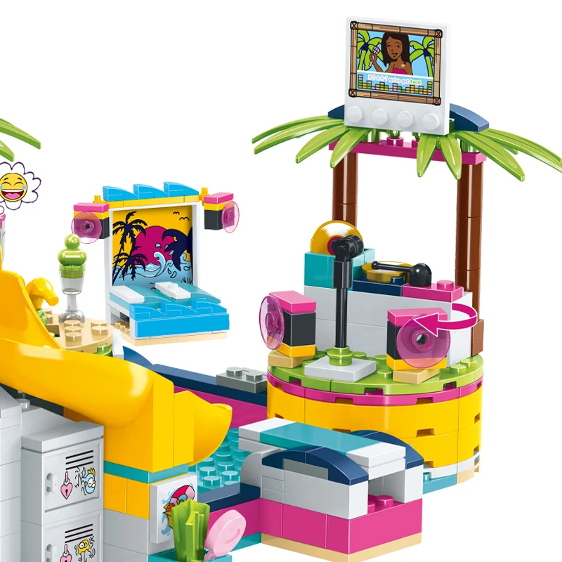 552pcs City Summer Pool Building Blocks Girls Friends Bricks Figures Kids Toys for Children Compatible with
552pcs City Summer Pool Building Blocks Girls Friends Bricks Figures Kids Toys for Children Compatible with