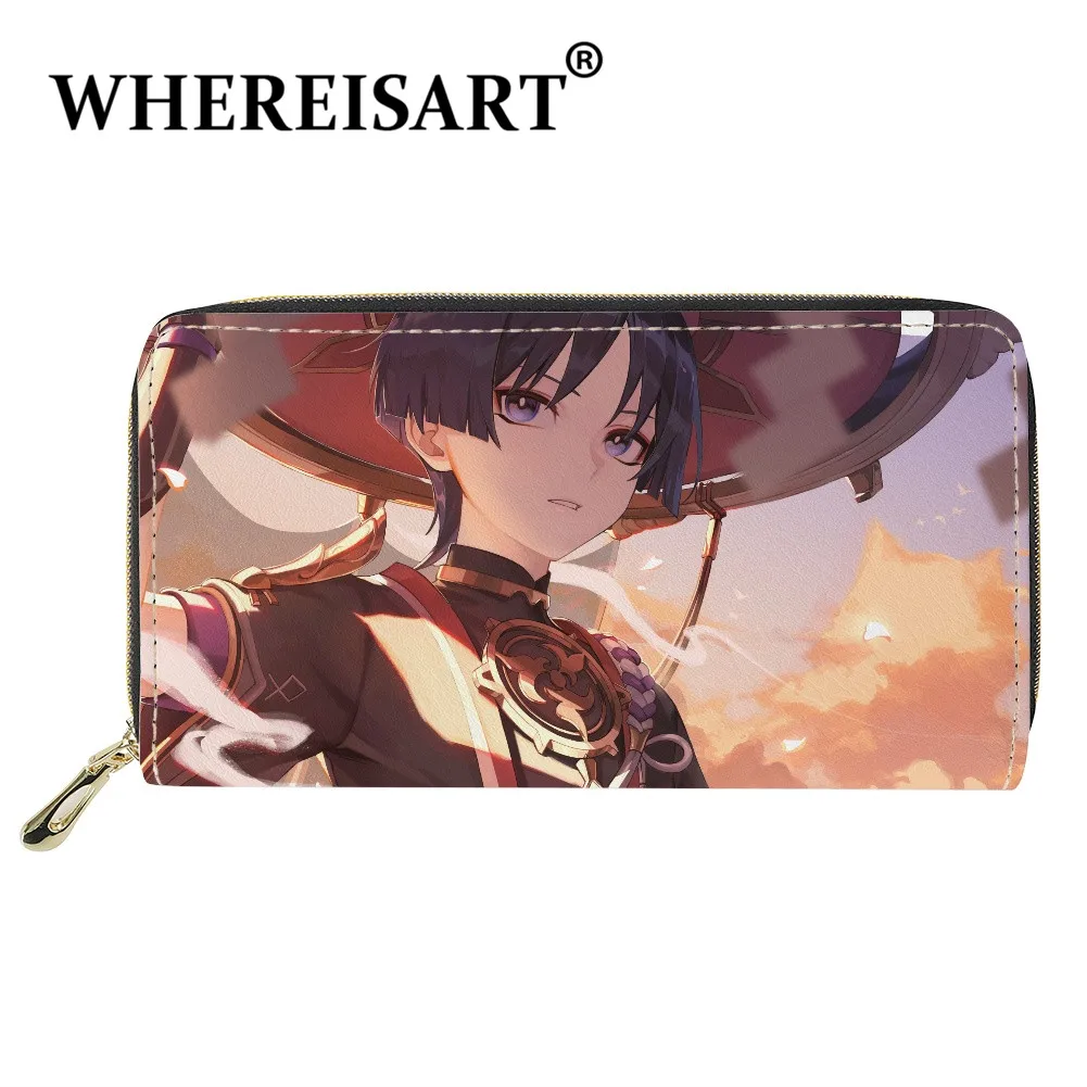 WHEREISART Game Genshin Imapct Women Money Credit Card Purses Excellent Saramouch Pattern Bags Girl's Long PU Leather Wallets
WHEREISART Game Genshin Imapct Women Money Credit Card Purses Excellent Saramouch Pattern Bags Girl's Long PU Leather Wallets