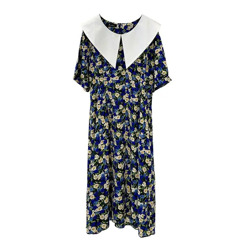 Retro Floral Korean Style Dress Plus Size Women Smmer Dress vinatge Chiffon Long Dress 4xl Large size dresses robe femme
Retro Floral Korean Style Dress Plus Size Women Smmer Dress vinatge Chiffon Long Dress 4xl Large size dresses robe femme
