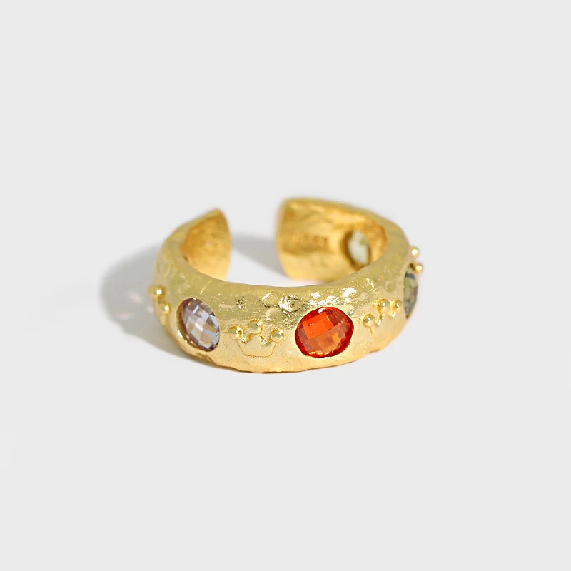 7 Dream 14K Gold Bubble Ring for Women 925 Sterling Silver Micro Inlay 4A Colourful Zircon Ring Irregular French Fashion Jewelry
7 Dream 14K Gold Bubble Ring for Women 925 Sterling Silver Micro Inlay 4A Colourful Zircon Ring Irregular French Fashion Jewelry