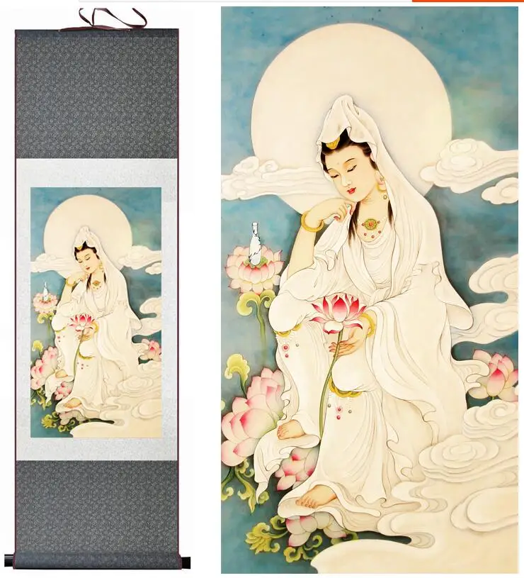 Traditional Guanyin painting art Portrait painting Home Office Decoration traditional Religion painting
Traditional Guanyin painting art Portrait painting Home Office Decoration traditional Religion painting
