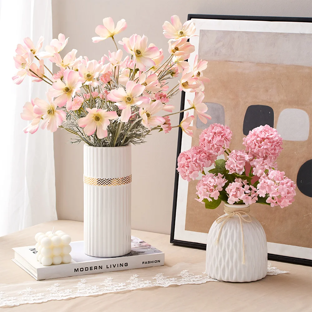 Nordic Fake flower suit Aesthetic Home Accessories Ceramic Vase Decor Living Room Flower Pots Decorative Cofee Table decoration
Nordic Fake flower suit Aesthetic Home Accessories Ceramic Vase Decor Living Room Flower Pots Decorative Cofee Table decoration