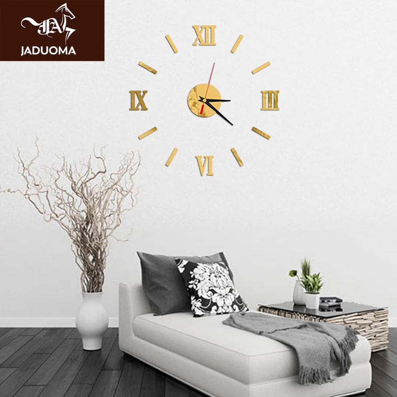JADUOMA 3D Wall Clock Modern Design DIY Roman Digital Wall Clock Acrylic Wall Sticker Decorative Wall Stickers Home Decoration
JADUOMA 3D Wall Clock Modern Design DIY Roman Digital Wall Clock Acrylic Wall Sticker Decorative Wall Stickers Home Decoration