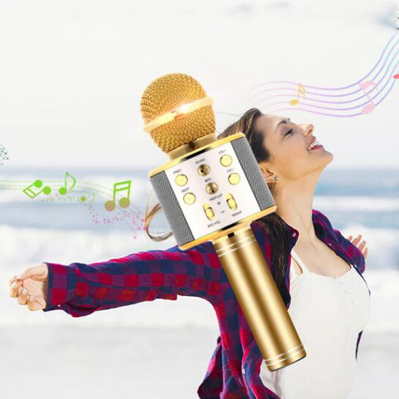 Беспроводной Bluetooth микрофон ручной микрофон для караоке USB мини домашний KTV для музыки профессиональный динамик плеер для вокала, с рекордер...
Беспроводной Bluetooth микрофон ручной микрофон для караоке USB мини домашний KTV для музыки профессиональный динамик плеер для вокала, с рекордер...