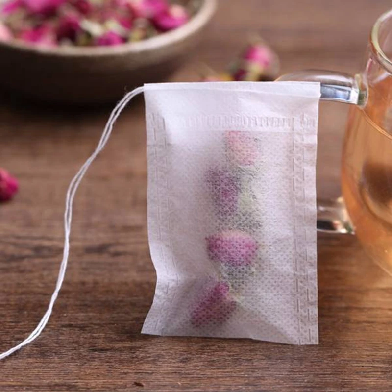 500Pcs Teabags String Heat Seal Paper Herb Loose Tea Bag Organizer Tools Storage Bags 
500Pcs Teabags String Heat Seal Paper Herb Loose Tea Bag Organizer Tools Storage Bags