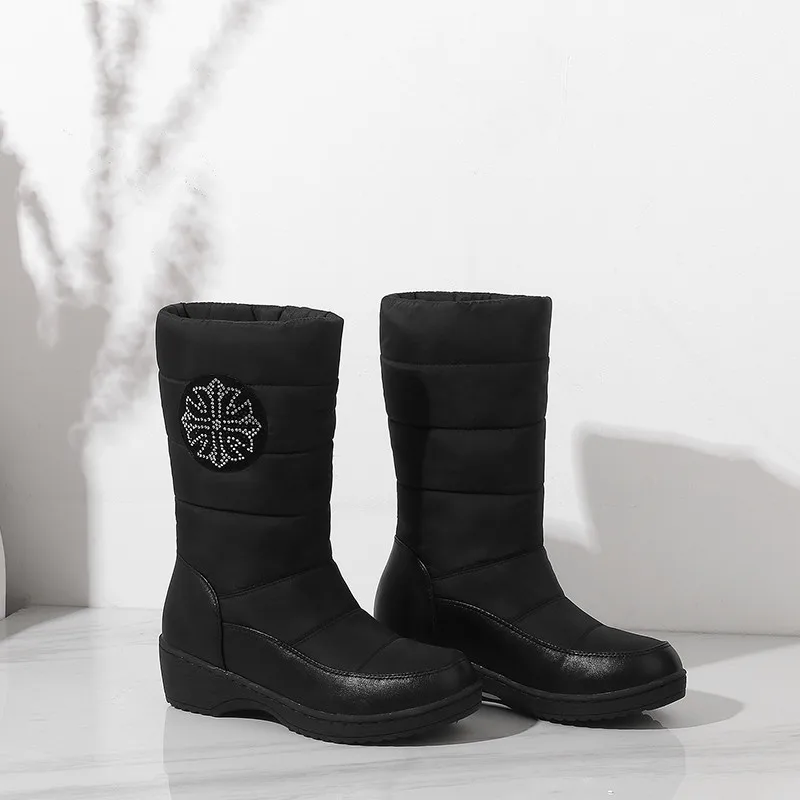 MoonMeek large size 34-44 fashion mid calf boots round toe slip on winter boots med heels keep warm snow boots 2020 new
MoonMeek large size 34-44 fashion mid calf boots round toe slip on winter boots med heels keep warm snow boots 2020 new