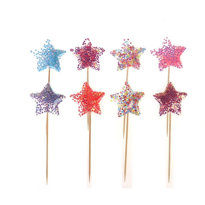 10 PCS of Transparent Cake Decoration Tools Suitable for Birthday Baby Shower Wedding Cake Decoration Star Cupcake Decoration
10 PCS of Transparent Cake Decoration Tools Suitable for Birthday Baby Shower Wedding Cake Decoration Star Cupcake Decoration