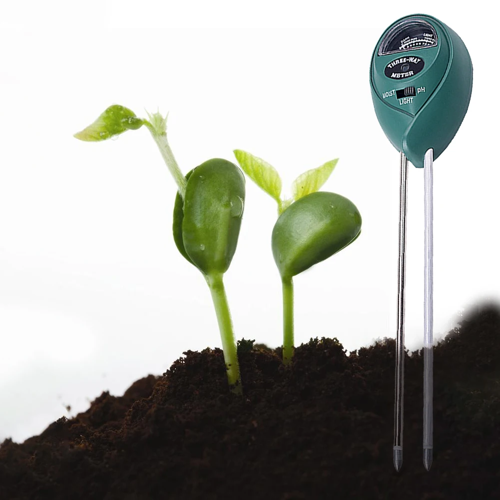 3 in 1 soil pH meter humidity light pH test acidity humidity sunlight garden plants flowers moisture tester instrument tool
3 in 1 soil pH meter humidity light pH test acidity humidity sunlight garden plants flowers moisture tester instrument tool