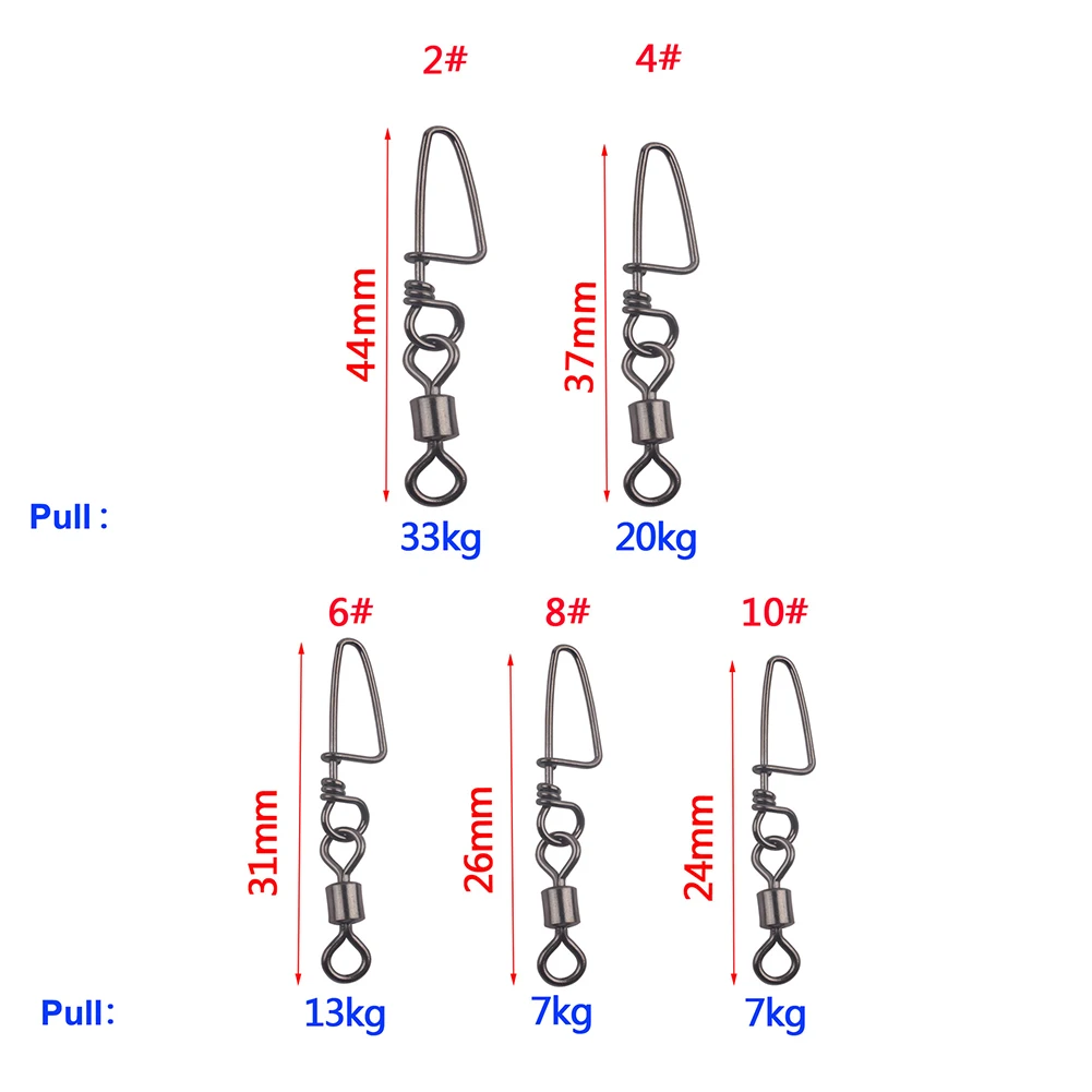 30Pcs 8 Shape Fishing Barrel Bearing Rolling Swivel Ring Connector Fish Tackle
30Pcs 8 Shape Fishing Barrel Bearing Rolling Swivel Ring Connector Fish Tackle