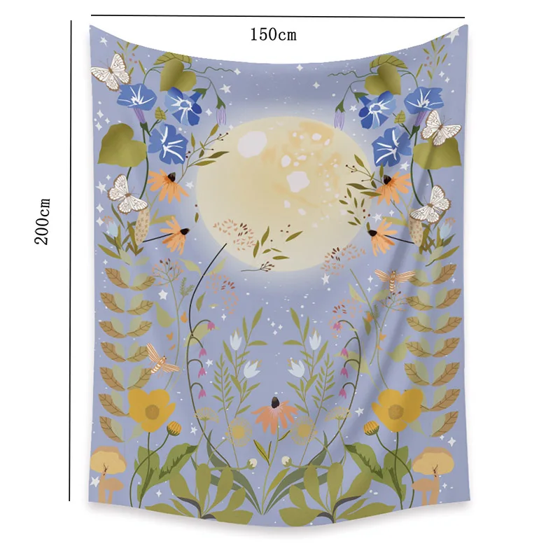 150x200cm Home Decor Wildflower Tapestry Wall Hanging Flower Reference Chart Hippie Bohemian Tapestries Colorful Psychedelic INS
150x200cm Home Decor Wildflower Tapestry Wall Hanging Flower Reference Chart Hippie Bohemian Tapestries Colorful Psychedelic INS