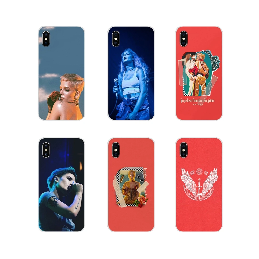 Для Apple iPhone X XR XS 11Pro MAX 4S 5S 5C SE 6 S 7 8 Plus ipod 5 мягких кожного покрова Halsey безнадежно