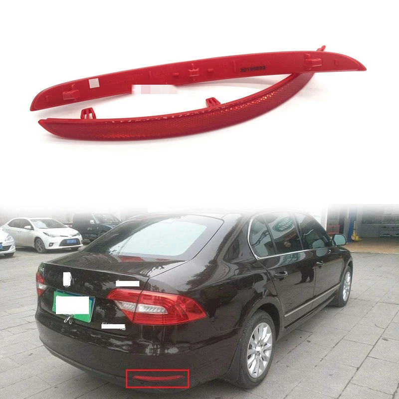 Car Rear Bumper Reflector Lamp Brake Light Stop Light Tail Light Without Bulb for Skoda Superb 2013 2014 2015 
Car Rear Bumper Reflector Lamp Brake Light Stop Light Tail Light Without Bulb for Skoda Superb 2013 2014 2015