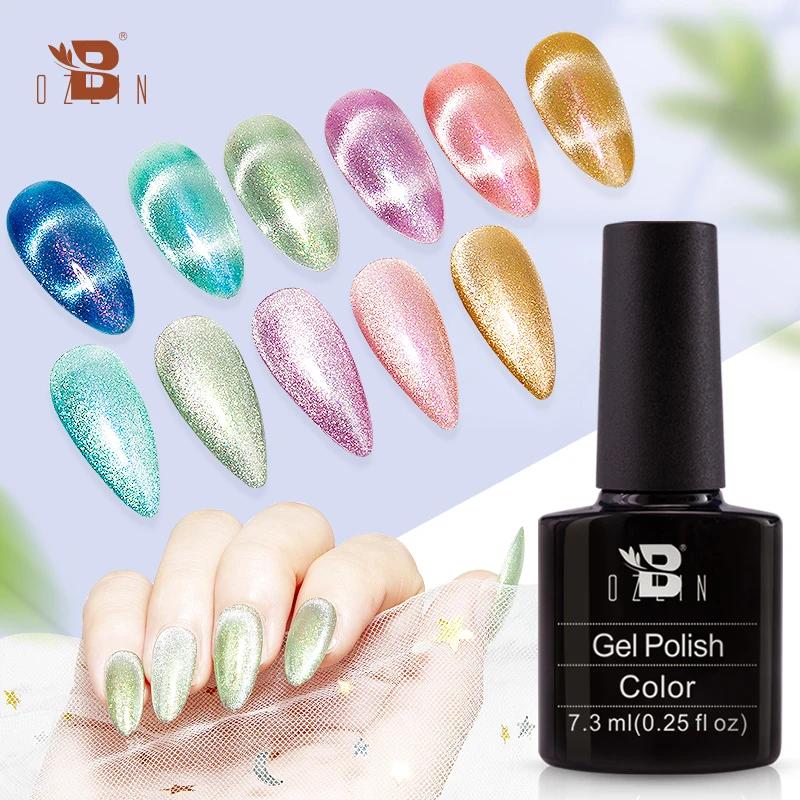 Cat Eye Magnetic Gel Nail Polish Auroras Snowlight Shining Semi-transparent Varnish Hybrid Soak Off LED UV Gel For Nail Art
Cat Eye Magnetic Gel Nail Polish Auroras Snowlight Shining Semi-transparent Varnish Hybrid Soak Off LED UV Gel For Nail Art