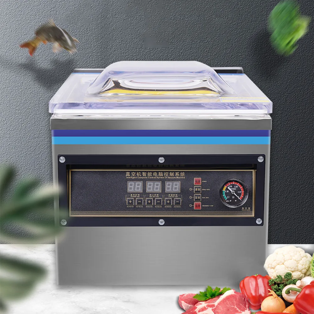 Food Vacuum Machine Sealer Packing Machine Wet and Dry Commercial Home Fully Automatic Small Vacuum Compressor Bag Sealer
Food Vacuum Machine Sealer Packing Machine Wet and Dry Commercial Home Fully Automatic Small Vacuum Compressor Bag Sealer