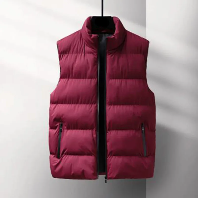 Mens Vest Jacket Men New Autumn Winter Warm Sleeveless Jackets Male Casual Down Cotton Waistcoat Veste Homme Coat Clothing
Mens Vest Jacket Men New Autumn Winter Warm Sleeveless Jackets Male Casual Down Cotton Waistcoat Veste Homme Coat Clothing