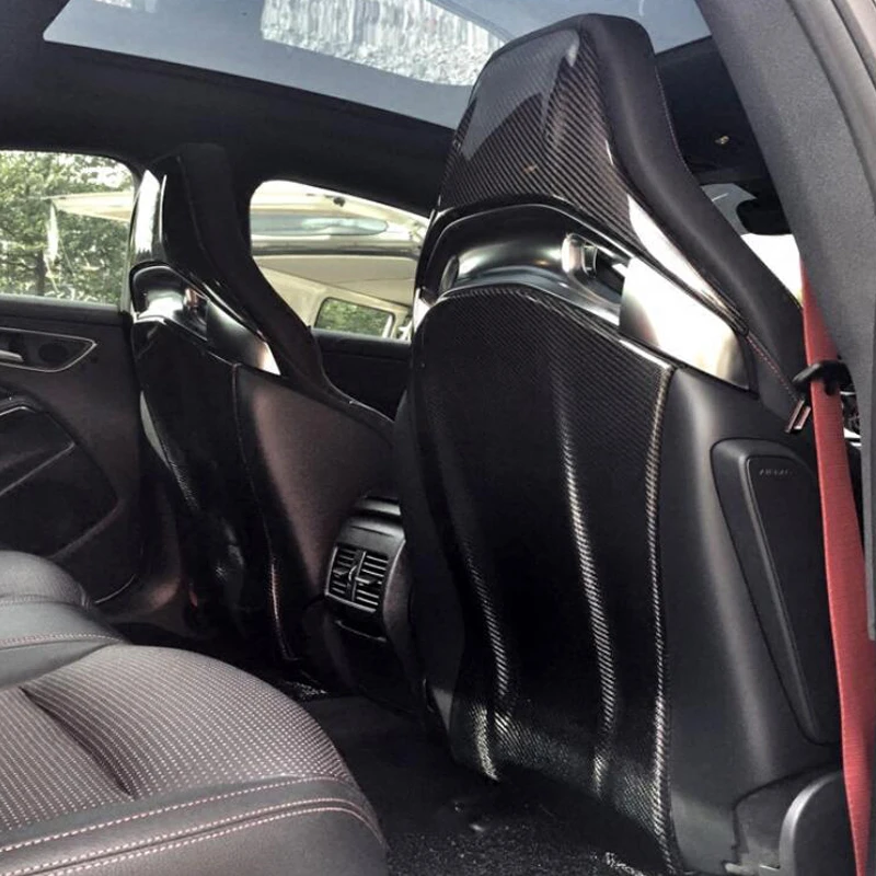 For Mercedes-Benz AMG A45 CLA45 GLA45 C63 E63 Seat Back Interior Trims Carbon Fiber Seat Backrest Cover Protector Modification
For Mercedes-Benz AMG A45 CLA45 GLA45 C63 E63 Seat Back Interior Trims Carbon Fiber Seat Backrest Cover Protector Modification