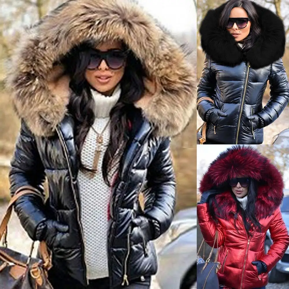 Women Autumn Winter Faux Fur Hood Zipper Warm Down Coat Outdoor Parka Outerwear coats and jackets women 2021 hooded winter
Women Autumn Winter Faux Fur Hood Zipper Warm Down Coat Outdoor Parka Outerwear coats and jackets women 2021 hooded winter