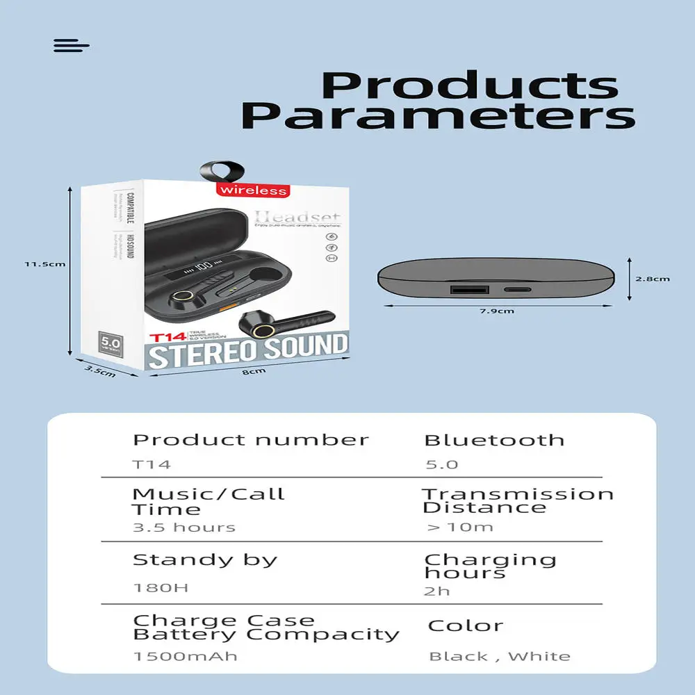 New TWS Wireless Earphones Bluetooth 5.0 Charging Power Bank Headphones Headset Type-c Waterproof Earbuds Digital Display Gift
New TWS Wireless Earphones Bluetooth 5.0 Charging Power Bank Headphones Headset Type-c Waterproof Earbuds Digital Display Gift