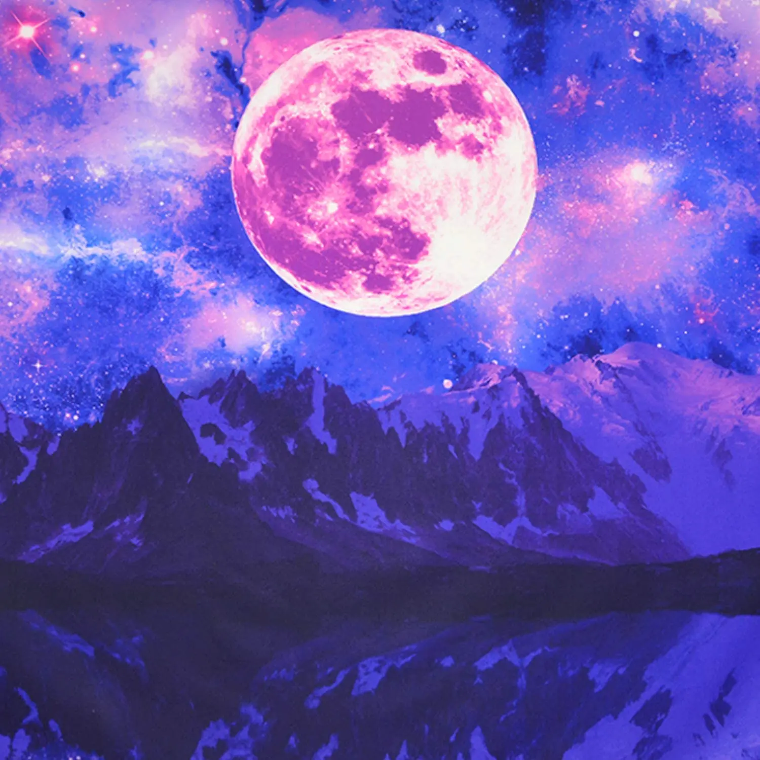 Moon Galaxy Mountain Starry Sky Psychedelic Tapestry Purple Mysterious Nebula Blanket Wall Hanging For Home Decor Decoration
Moon Galaxy Mountain Starry Sky Psychedelic Tapestry Purple Mysterious Nebula Blanket Wall Hanging For Home Decor Decoration
