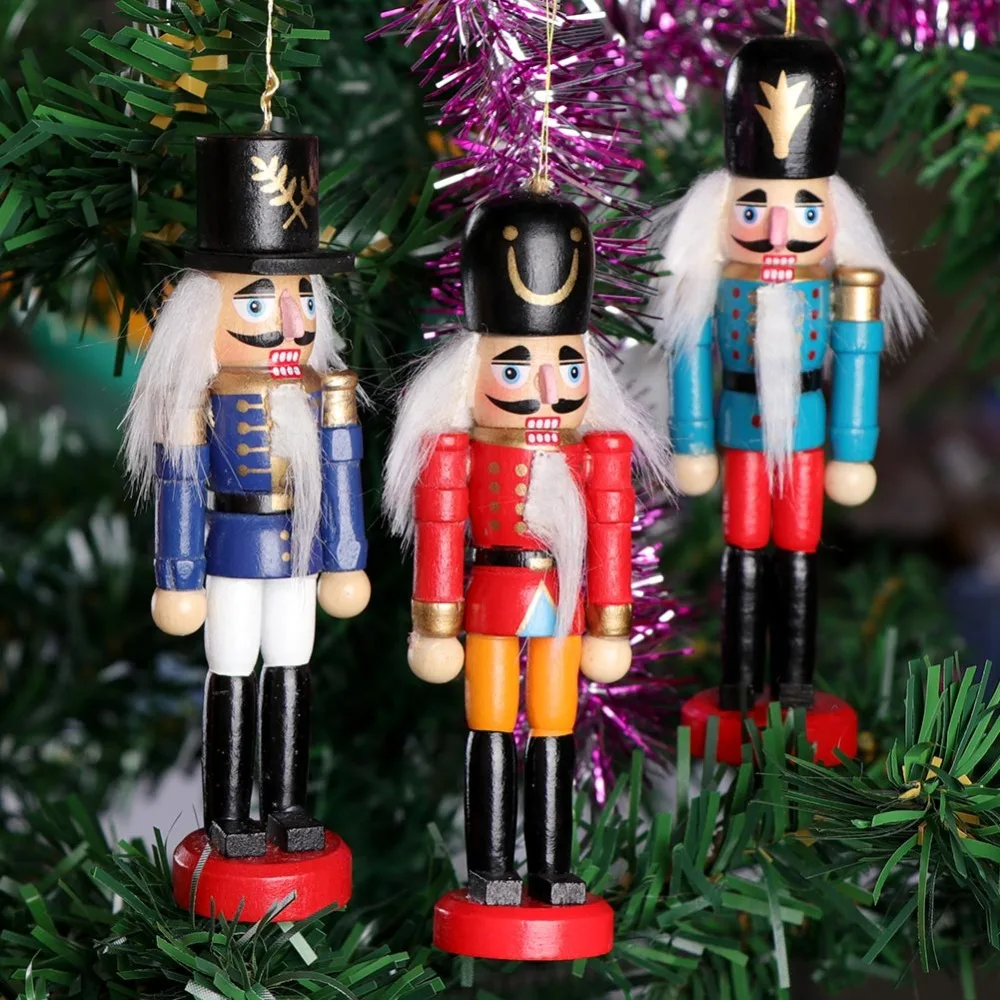 Christmas Gift 6Pcs/Set Christmas Doll Soldier Wood Decoration Made Nutcracker Puppet Desktop Pendants Ornaments for Xmas Tree
Christmas Gift 6Pcs/Set Christmas Doll Soldier Wood Decoration Made Nutcracker Puppet Desktop Pendants Ornaments for Xmas Tree
