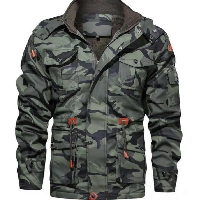 Men's Large Size Leather Windbreaker Winter Fleece Warm Full Zip Up Trucker Jacket Camofalge Boys Jackets
Men's Large Size Leather Windbreaker Winter Fleece Warm Full Zip Up Trucker Jacket Camofalge Boys Jackets