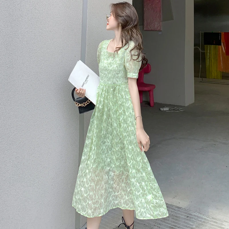 2023 Summer Floral Chiffon Beach Casual Maxi Dress Women Vintage Korean Pearl Backless Sexy Dress Bodycon Elegant Party Vestidos
2023 Summer Floral Chiffon Beach Casual Maxi Dress Women Vintage Korean Pearl Backless Sexy Dress Bodycon Elegant Party Vestidos