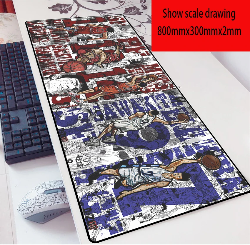 Mouse Pad Notbook Computer Mousepad Slam Dunk Mouse Pad Locrkand Gaming Padmouse Gamer Large Keyboard Mouse Mats Keyboard Pad
Mouse Pad Notbook Computer Mousepad Slam Dunk Mouse Pad Locrkand Gaming Padmouse Gamer Large Keyboard Mouse Mats Keyboard Pad