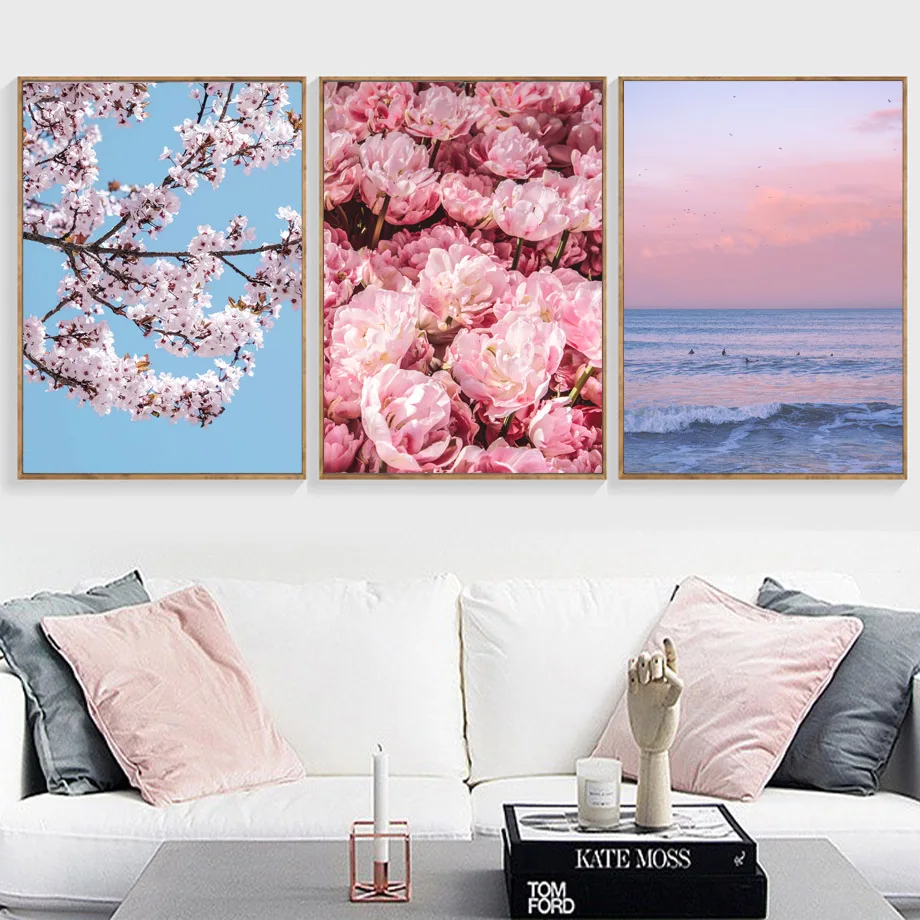 Pink Flower Landscape Poster Nordic Lake Sunset Scenery Canvas Painting Wall Art Pictures for Living Room Modern Home Decoration
Pink Flower Landscape Poster Nordic Lake Sunset Scenery Canvas Painting Wall Art Pictures for Living Room Modern Home Decoration