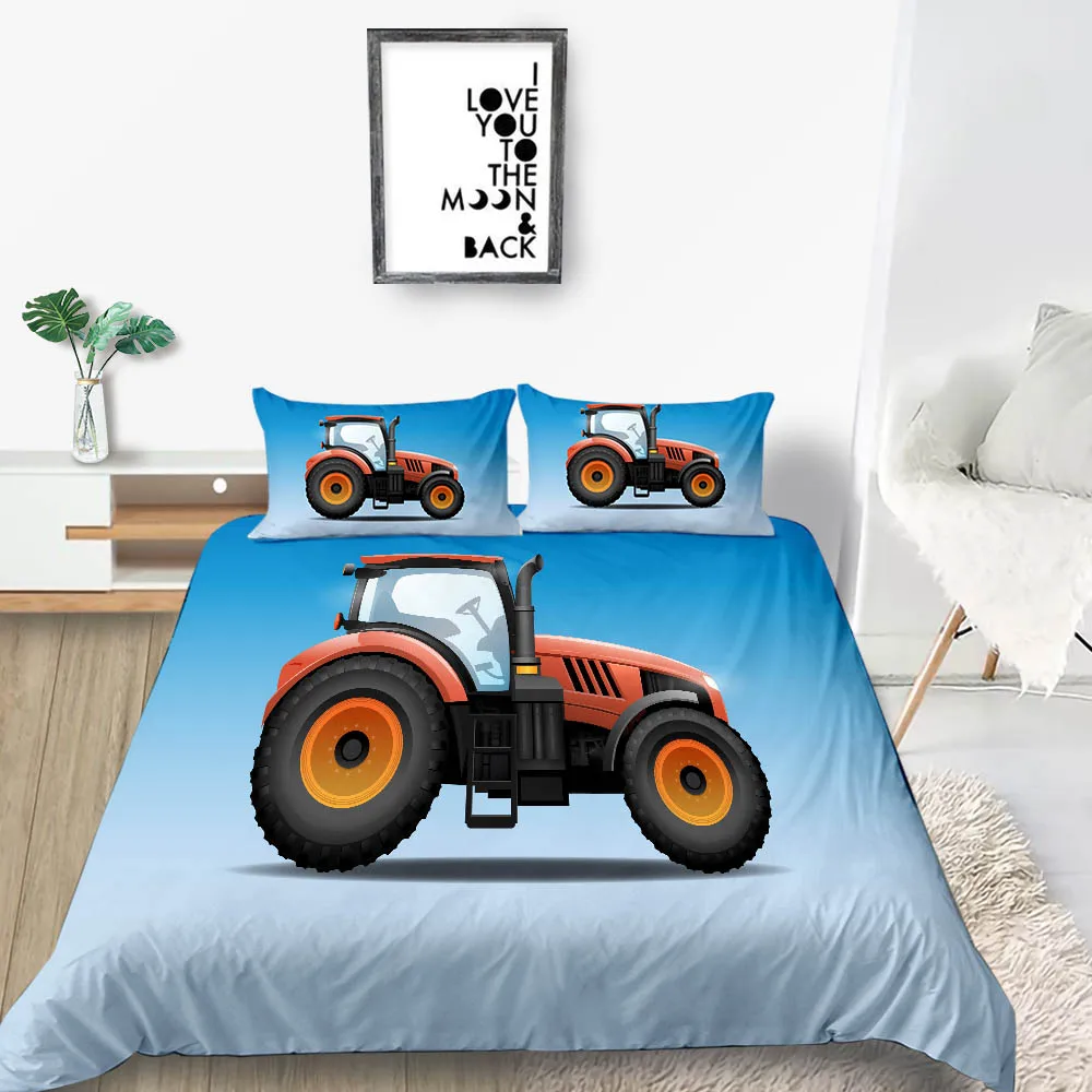 Kids Bedding Set 3D Tractor Fashionable Classic Cartoon Duvet Cover King Queen Single Twin Full Double Unique Design Bed Set
Kids Bedding Set 3D Tractor Fashionable Classic Cartoon Duvet Cover King Queen Single Twin Full Double Unique Design Bed Set