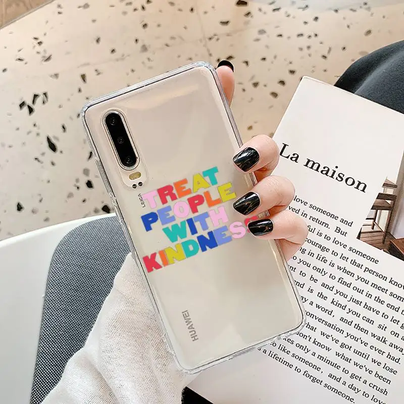 treat people with kindness Phone Cases Transparent for Samsung A71 S9 10 20 HUAWEI p30 40 honor 10i 8x xiaomi note 8 Pro 10t 11
treat people with kindness Phone Cases Transparent for Samsung A71 S9 10 20 HUAWEI p30 40 honor 10i 8x xiaomi note 8 Pro 10t 11