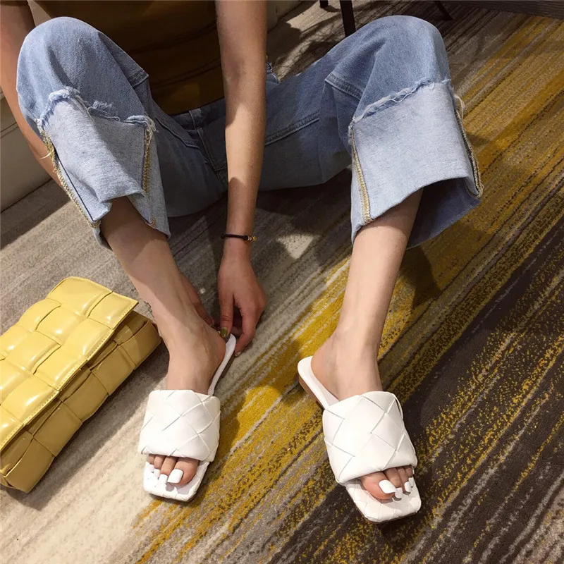 Big Size 41 Women Open Toe Slippers Weave Slides Flats Solid Color Slippers Slip On Slides Flats Shoes Woman Orange/Red/Blue 
Big Size 41 Women Open Toe Slippers Weave Slides Flats Solid Color Slippers Slip On Slides Flats Shoes Woman Orange/Red/Blue