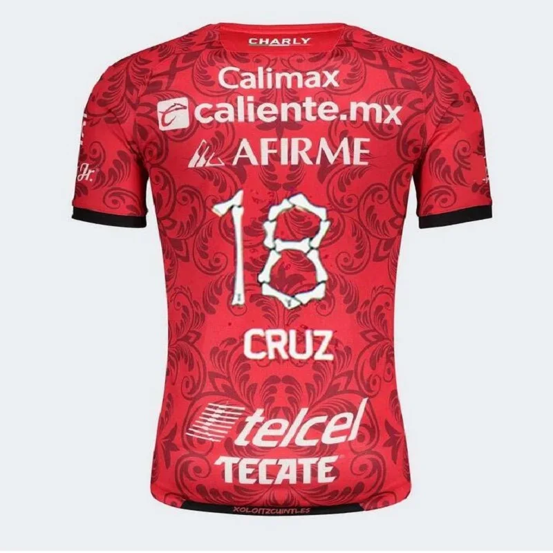 

Xolos 2021 customize High quality camiseta futbol tees T-shirt Mexico Club Tijuana red black white