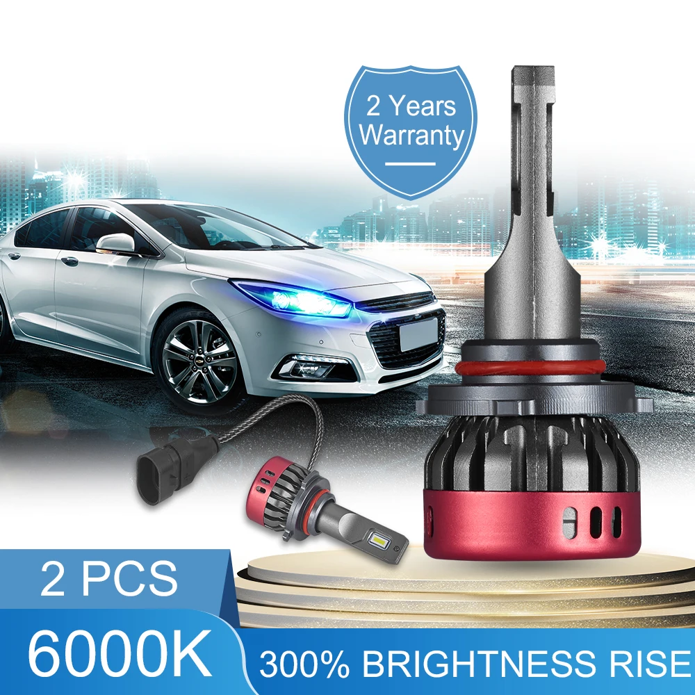 2pcs Car LED Headlight Bulb 90W 9000LM Mini Headlight Kit for High/Beam Bulb Fog Light 6000K 12V Auto 2PCS
2pcs Car LED Headlight Bulb 90W 9000LM Mini Headlight Kit for High/Beam Bulb Fog Light 6000K 12V Auto 2PCS