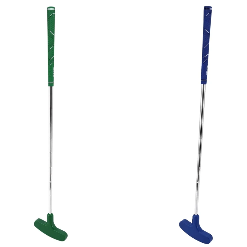 CRESTGOLF 2Pcs Custom Size for Mini Golf Putters Mans for Golf Practice Clubs with Putter Head Steel Shaft,Green & Blue 
CRESTGOLF 2Pcs Custom Size for Mini Golf Putters Mans for Golf Practice Clubs with Putter Head Steel Shaft,Green & Blue