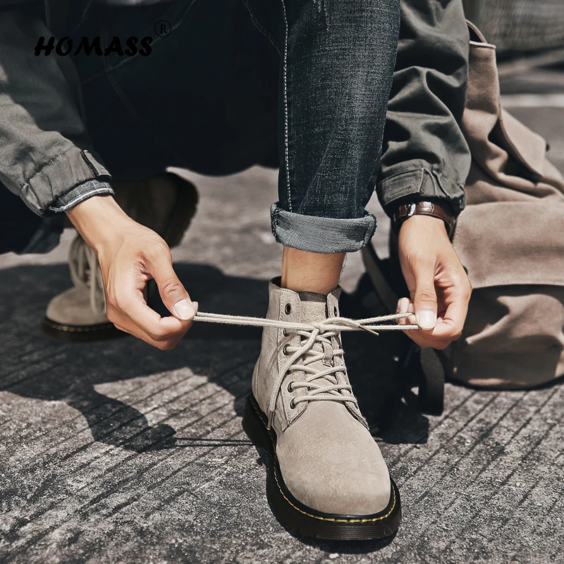 Men boots ankle boot Classic leather Lace up rubber Soft leather shoes Casual Fashion Men boots Sport Outdoot Sewing thread 
Men boots ankle boot Classic leather Lace up rubber Soft leather shoes Casual Fashion Men boots Sport Outdoot Sewing thread