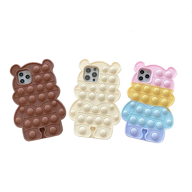 3D Cartoon Bear Phone Case Fidget Toys For Iphone 11 12 Pro Case Unzip For Iphone X XR XS Max 7 8 Silicone Soft Shell
3D Cartoon Bear Phone Case Fidget Toys For Iphone 11 12 Pro Case Unzip For Iphone X XR XS Max 7 8 Silicone Soft Shell