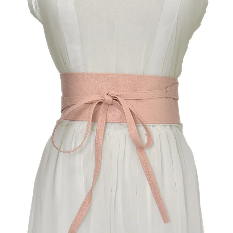 Luxury Girdle Women PU Leather belts For Women Luxury Brand Designer Waistband Bow Knot Double Loop Bandage Girdle Ladies Corset
Luxury Girdle Women PU Leather belts For Women Luxury Brand Designer Waistband Bow Knot Double Loop Bandage Girdle Ladies Corset