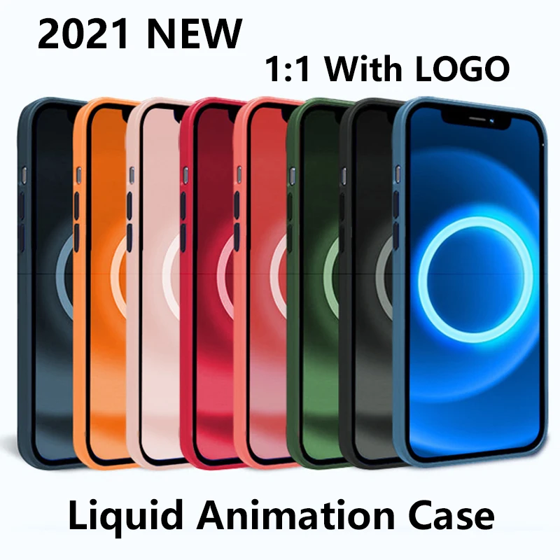 Liquid Silicone NEW Magnetic Animation Case For Apple iPhone 13 13Pro 13ProMax 13Mini Cases Wireless Charging Drop Protect Cover
Liquid Silicone NEW Magnetic Animation Case For Apple iPhone 13 13Pro 13ProMax 13Mini Cases Wireless Charging Drop Protect Cover
