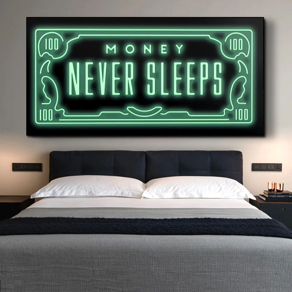 Money Never Sleeps Canvas Art Painting Posters and Print Wall Decor for Living Room Home Decorative Office Cuadros decorativos
Money Never Sleeps Canvas Art Painting Posters and Print Wall Decor for Living Room Home Decorative Office Cuadros decorativos