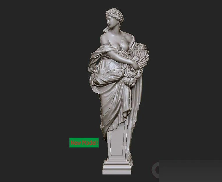Новая модель, 3D модель для ЧПУ или 3D принтеров в формате STL, модель для осенней скульптуры в западном стиле
Новая модель, 3D модель для ЧПУ или 3D принтеров в формате STL, модель для осенней скульптуры в западном стиле