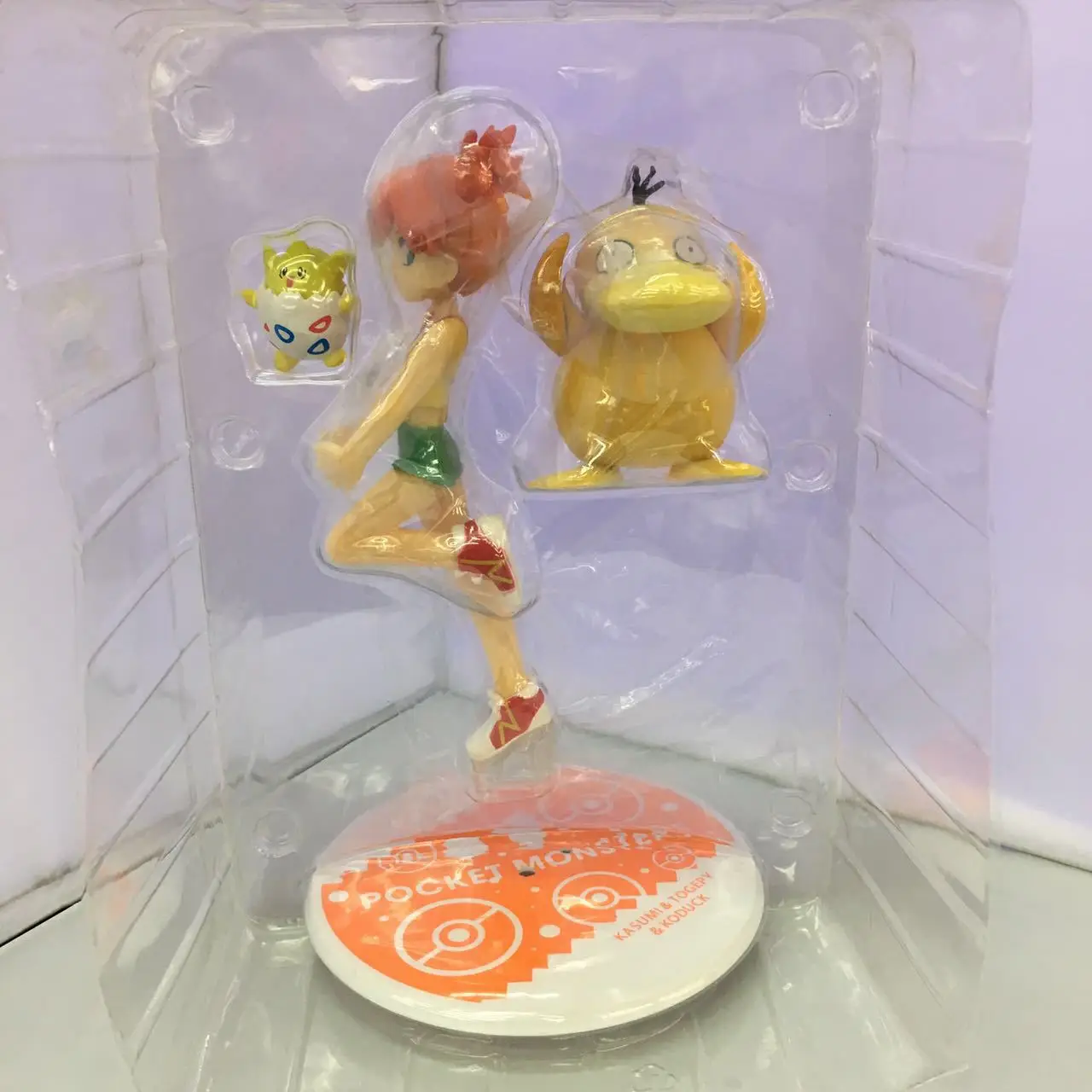 TOMY Pokemon Action Figure Enlarged Version Psyduck Misty Boxed Model Decoration Toy
TOMY Pokemon Action Figure Enlarged Version Psyduck Misty Boxed Model Decoration Toy