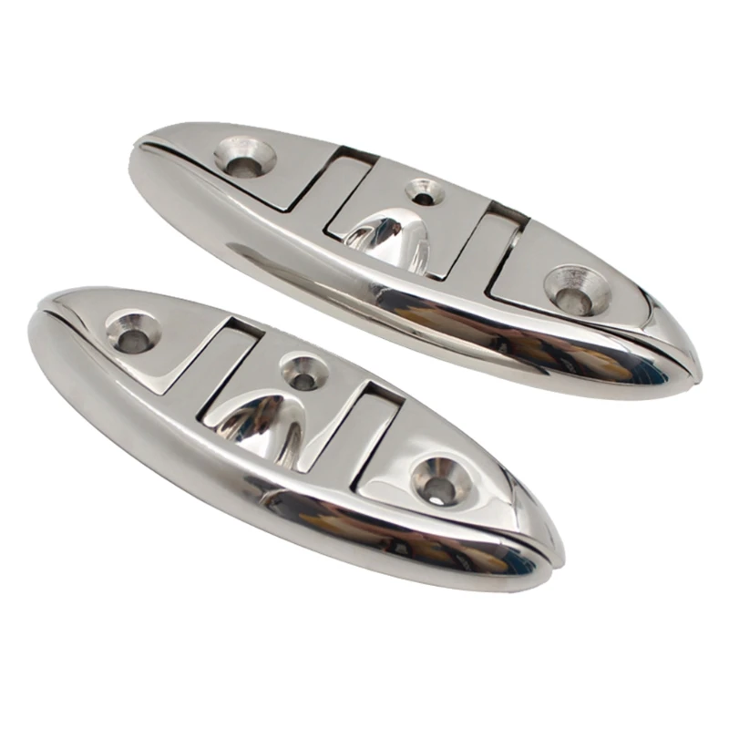 Stainless Steel 316 Flush Boat Cleats 5"/6" Mirror Polished Invisible Marine Cable Bolt Motor Ship Floating Dock Cleat
Stainless Steel 316 Flush Boat Cleats 5"/6" Mirror Polished Invisible Marine Cable Bolt Motor Ship Floating Dock Cleat