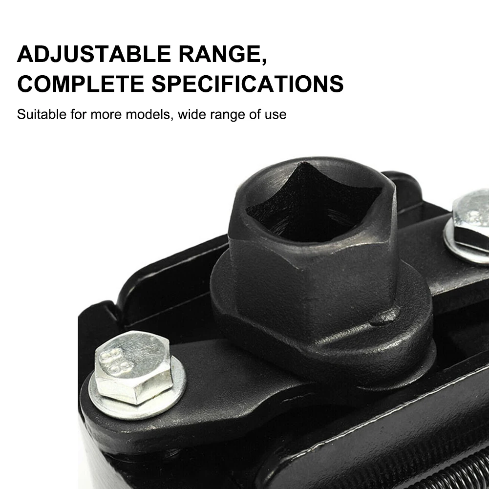 Adjustable Oil Filter Wrench 2-Jaw Oil Filter Wrench Fuel Filter Remover 60-80mm/80-105mm Cast Steel Filter Wrenche Removal Tool
Adjustable Oil Filter Wrench 2-Jaw Oil Filter Wrench Fuel Filter Remover 60-80mm/80-105mm Cast Steel Filter Wrenche Removal Tool